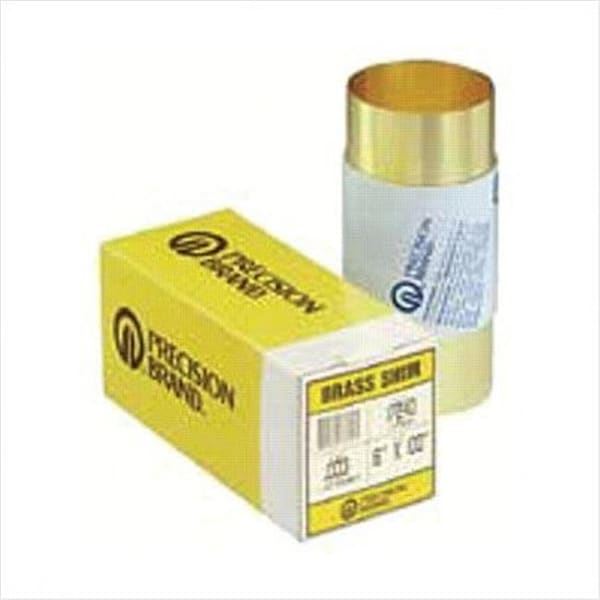 Precision Brand 605-17305 17S5 .005 Brass Shimstock 6 Inchx100 Inch 605-17305 - main